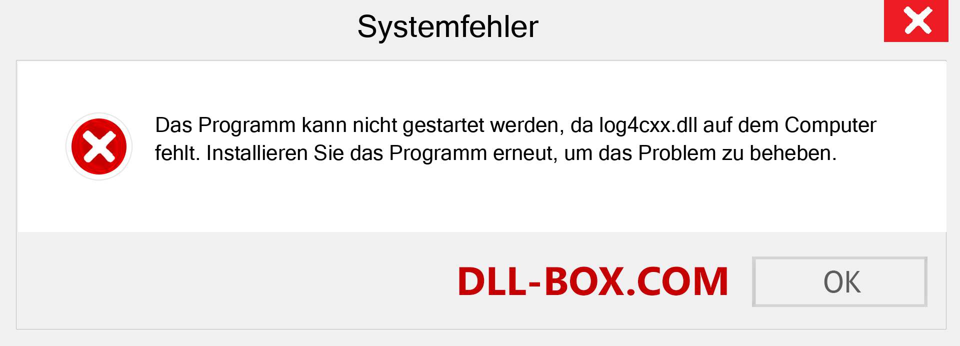 log4cxx.dll-Datei fehlt?. Download für Windows 7, 8, 10 - Fix log4cxx dll Missing Error unter Windows, Fotos, Bildern